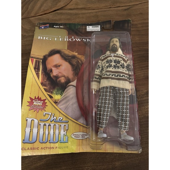 Big Lebowski The Dude - Bif Bang‎ Pow - Classic Figure 2010 Rare Figurine doll
